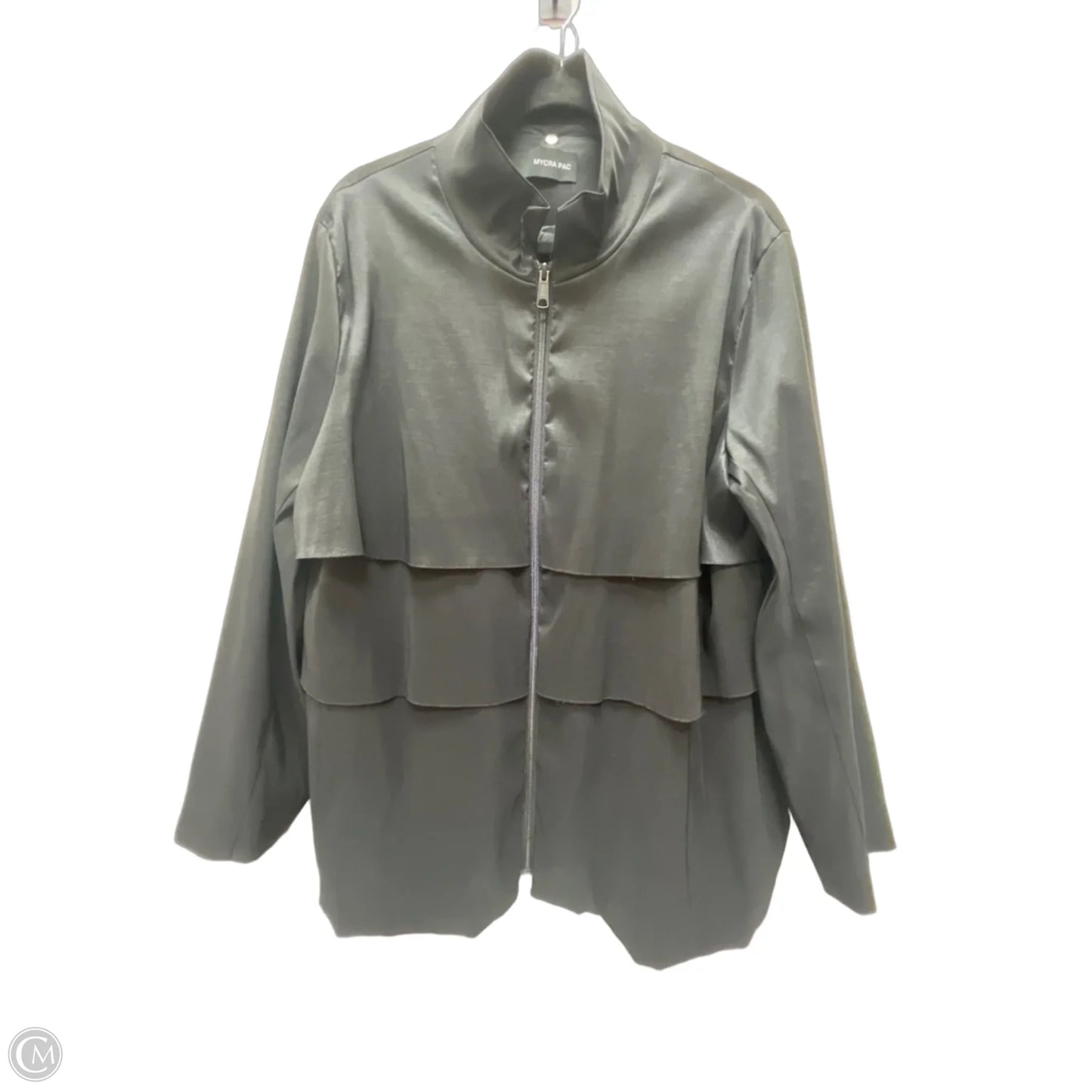 Coat Raincoat By Cma In Black, Size: L