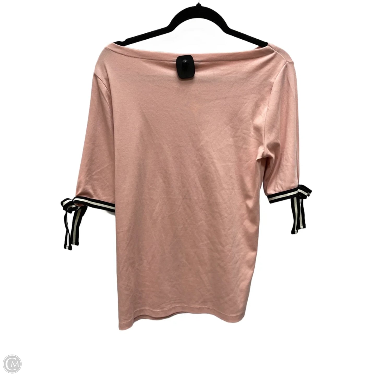 Top Short Sleeve By Lauren By Ralph Lauren In Pink, Size: Xl