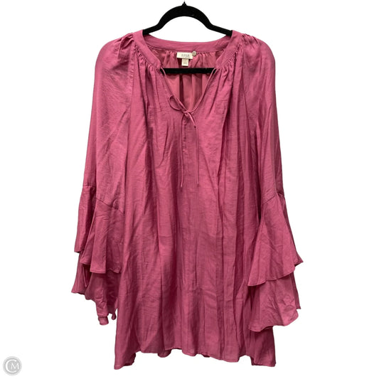 Dress Casual Short By Ana In Pink, Size: L