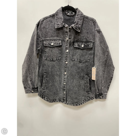 Jacket Denim By Iris In Grey Denim, Size: M