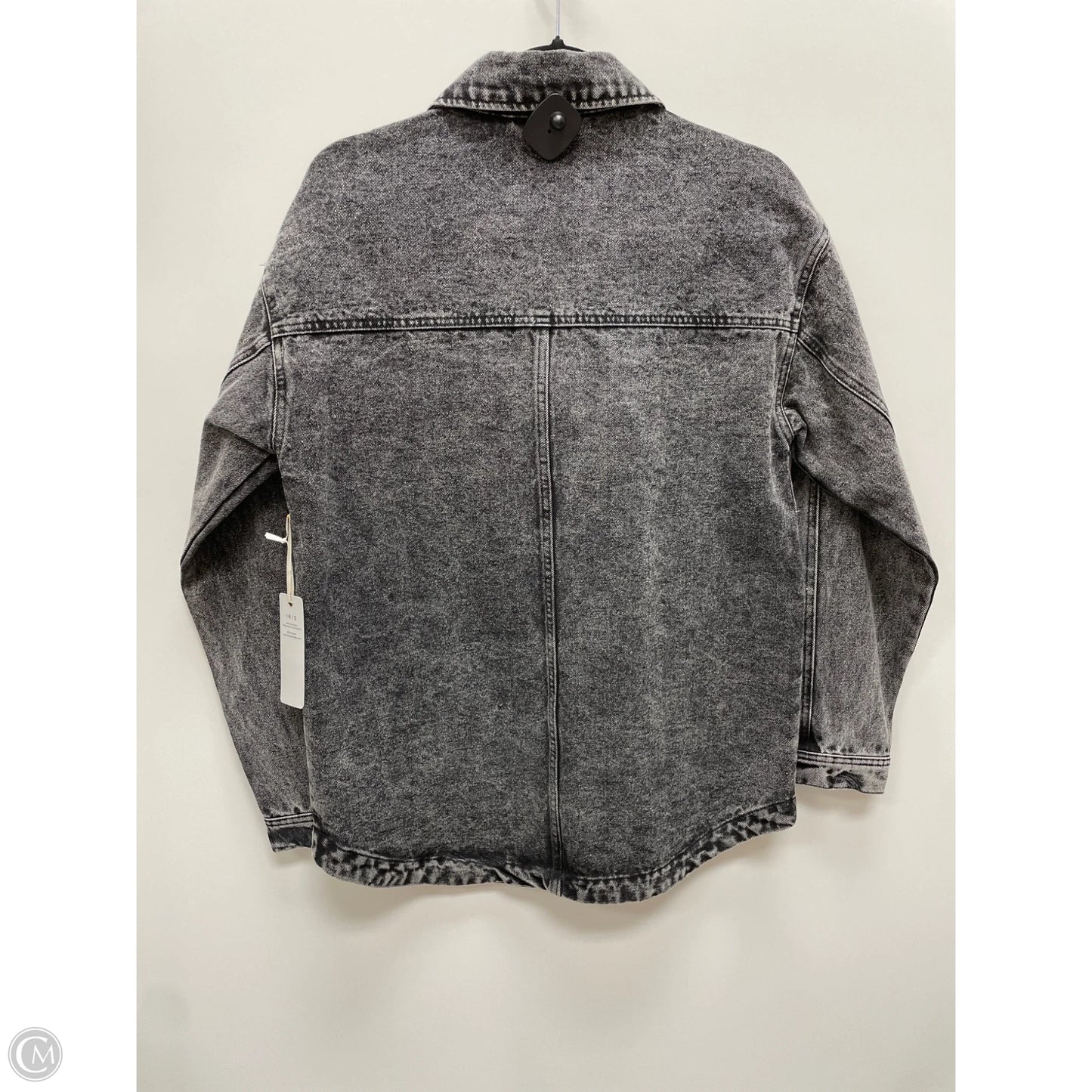Jacket Denim By Iris In Grey Denim, Size: M