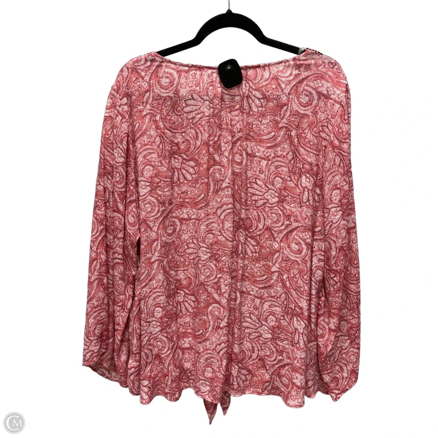 Top Long Sleeve By New Directions In Floral Print, Size: Xl