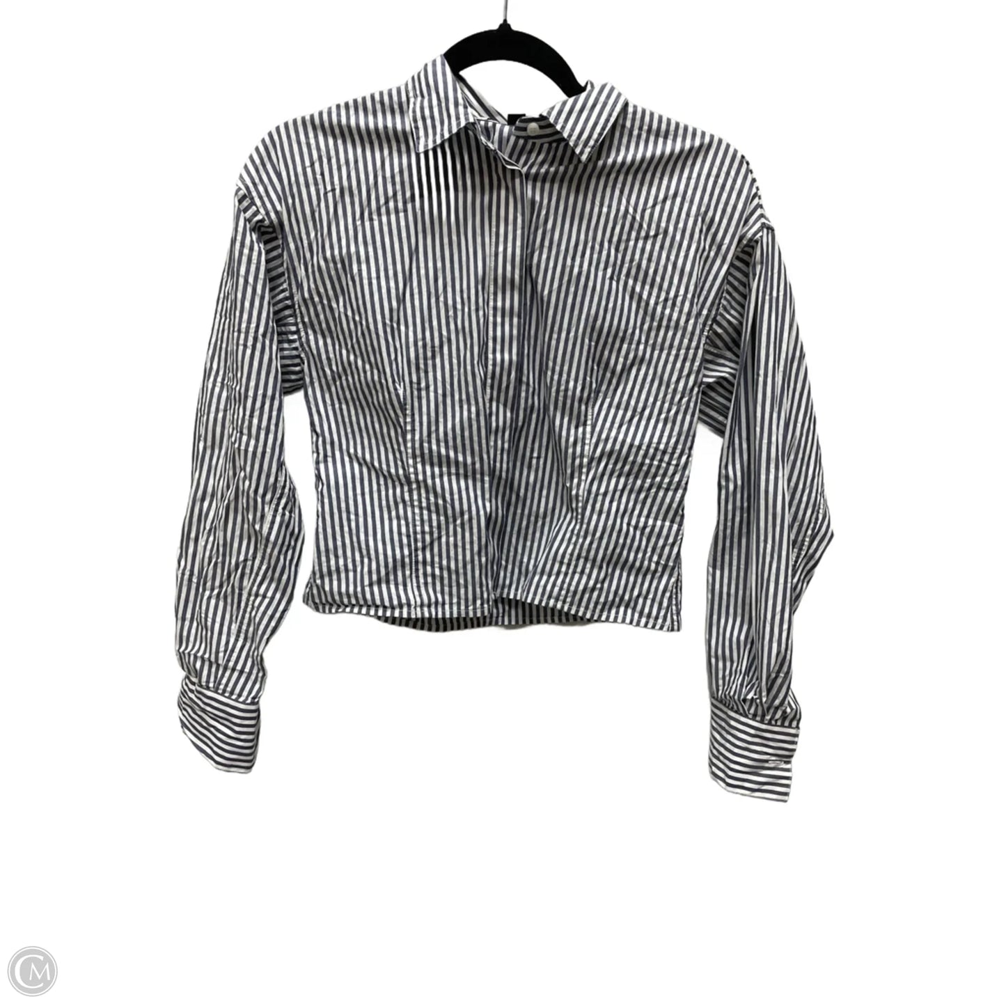 Top Long Sleeve By J. Crew In Striped Pattern, Size: S