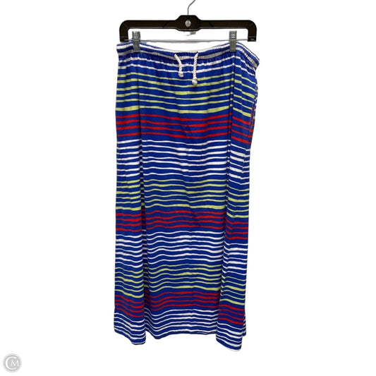 Skirt Midi By Tommy Hilfiger In Striped Pattern, Size: 12