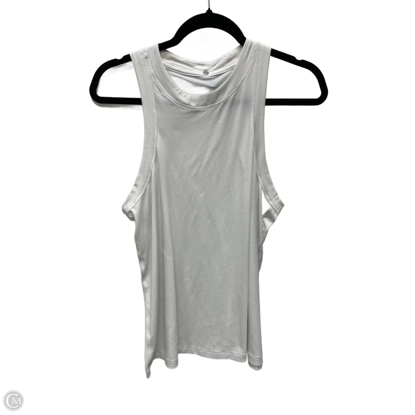 Athletic Tank Top By Lululemon In White, Size: M