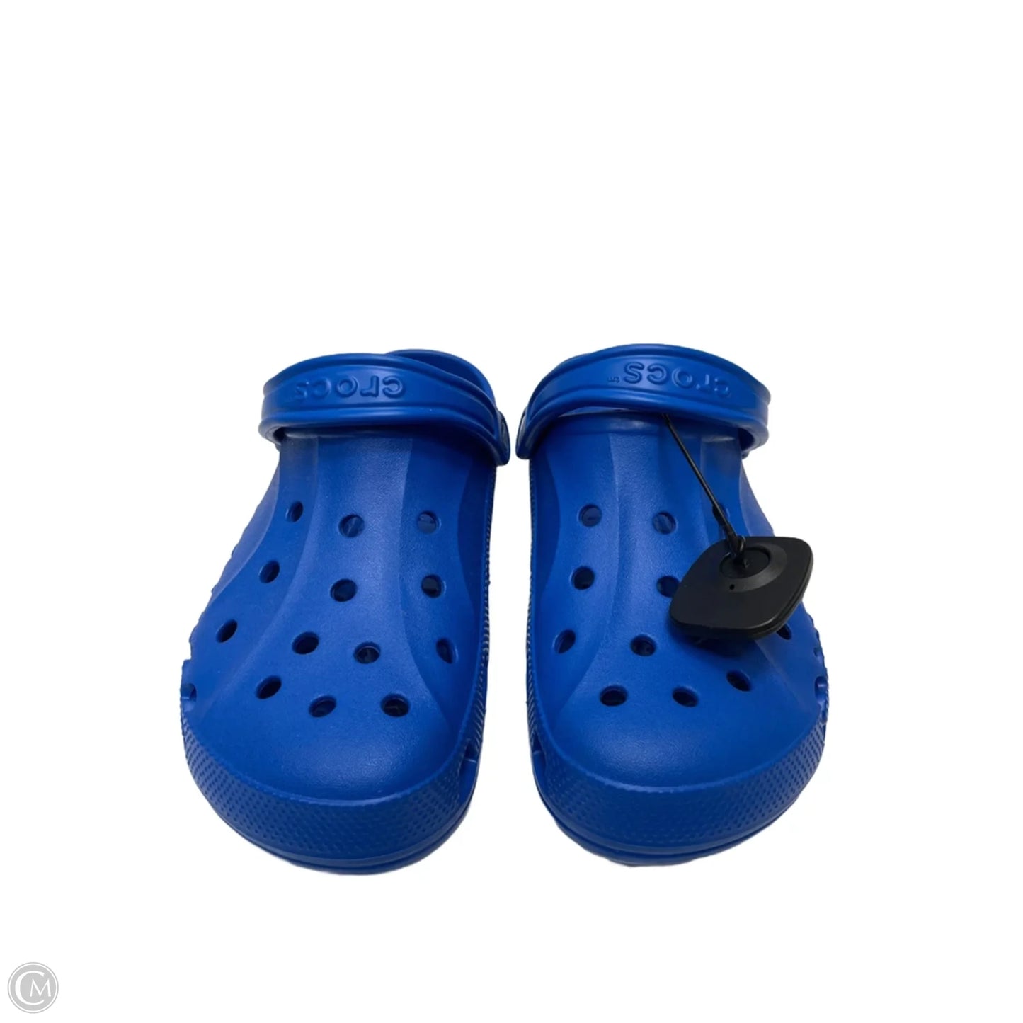 Shoes Flats By Crocs In Blue, Size: 10