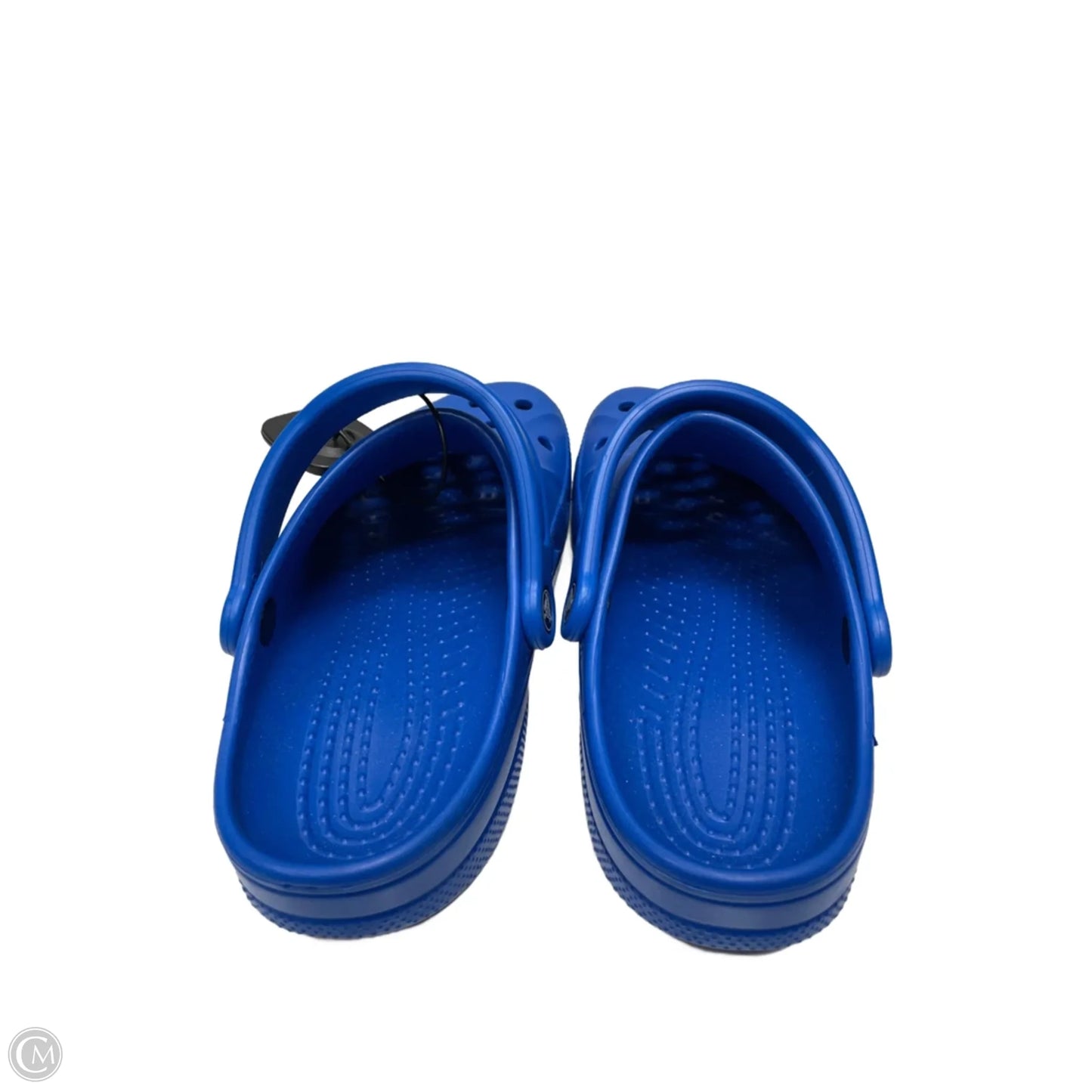 Shoes Flats By Crocs In Blue, Size: 10
