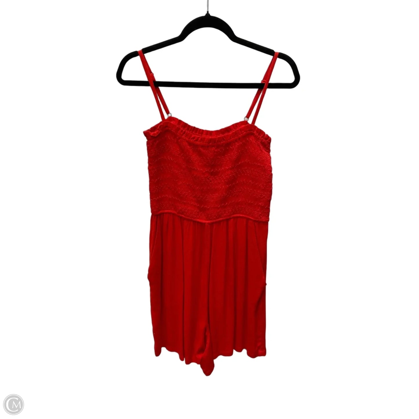 Romper By Loft In Red, Size: M