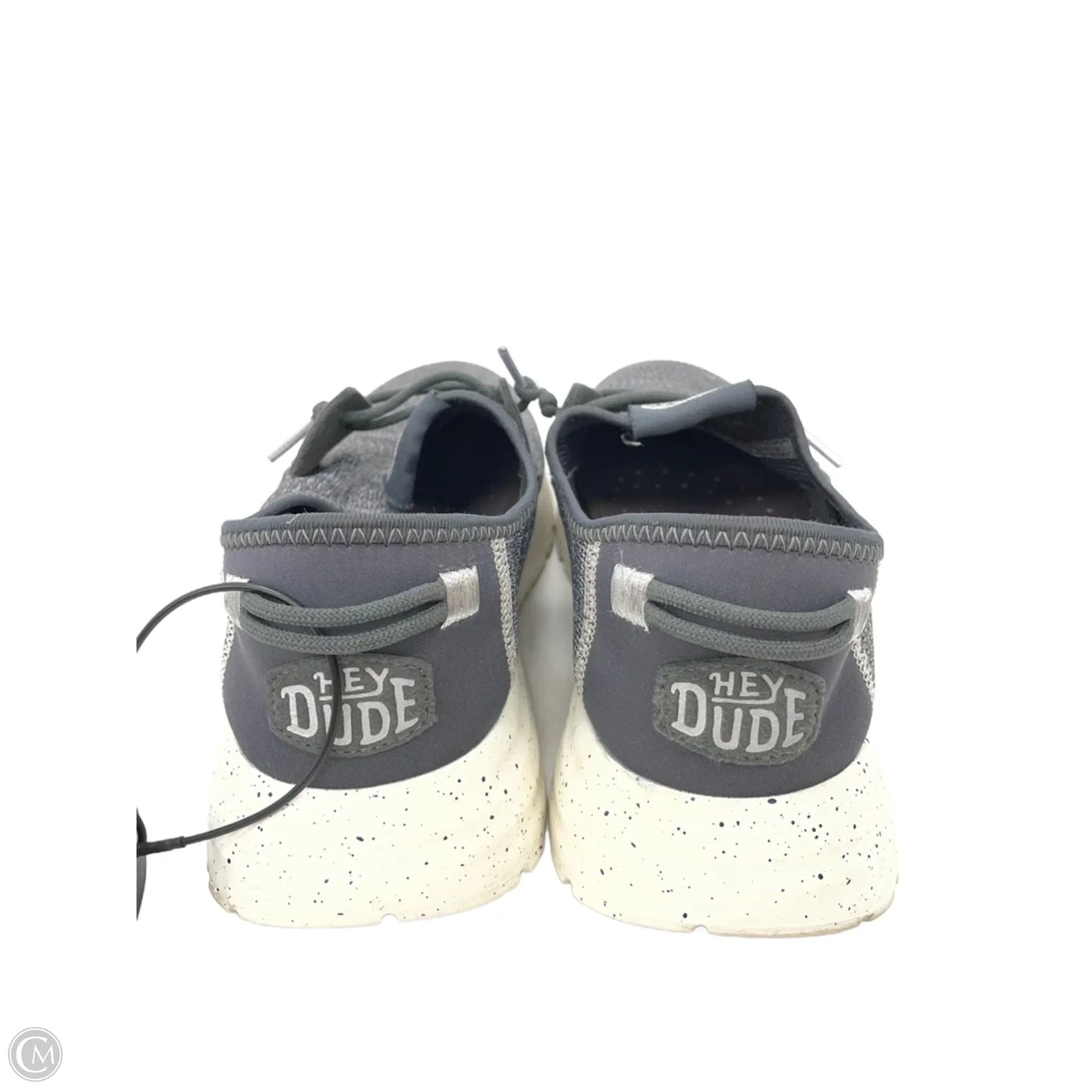 Shoes Flats By Hey Dude In Grey, Size: 8