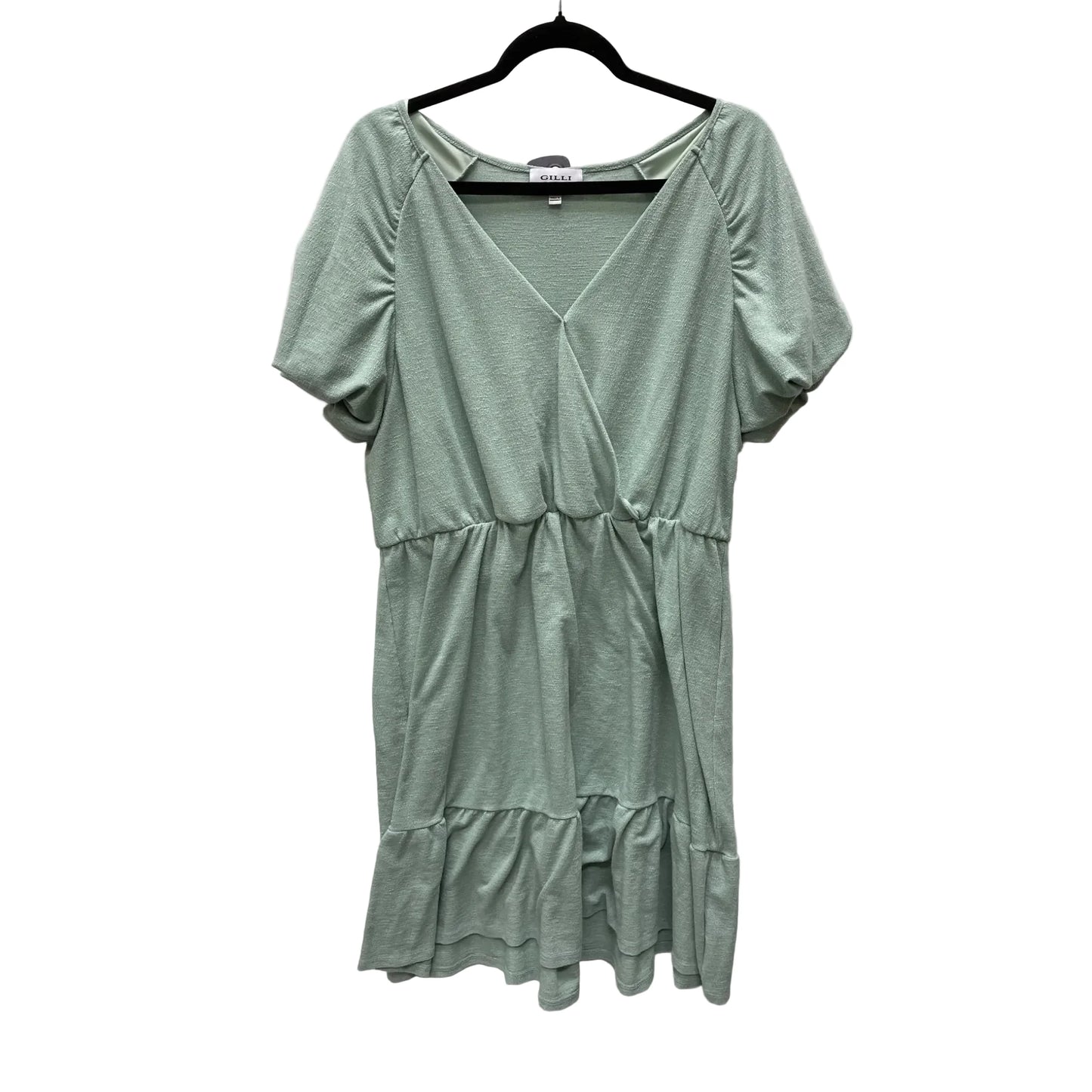 Dress Casual Short By Gilli In Green, Size: 2x