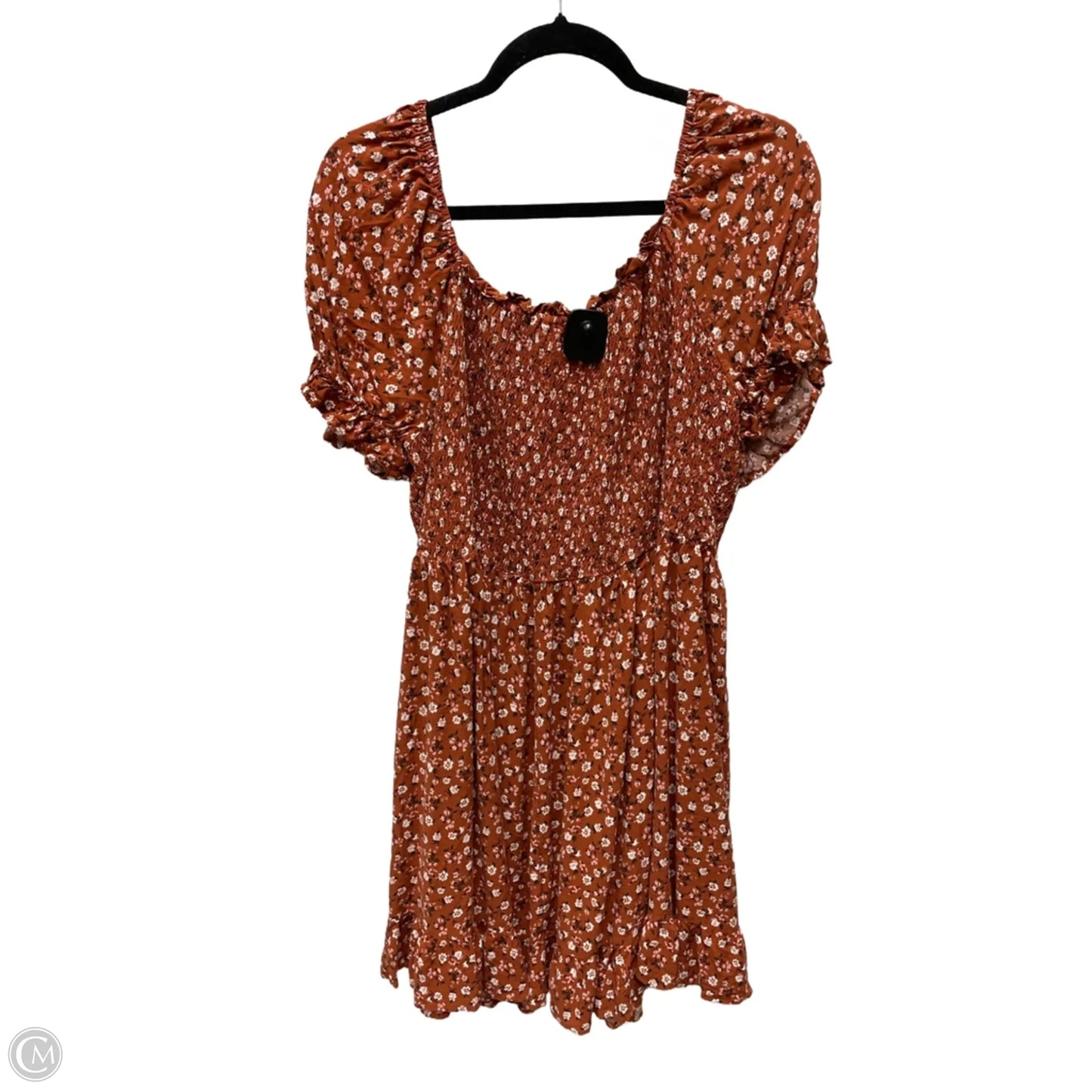 Dress Casual Short By Auw In Floral Print, Size: 3x