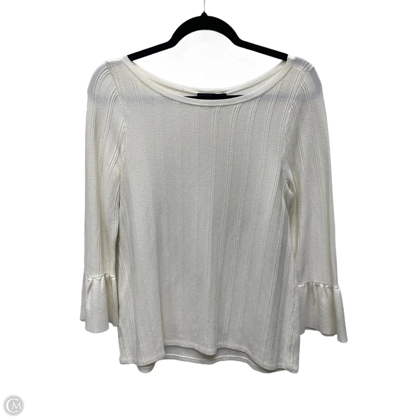 Sweater By Ann Taylor In Cream, Size: Xs