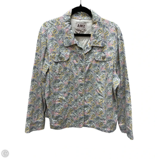Jacket Other By Clothes Mentor In Floral Print, Size: 1x