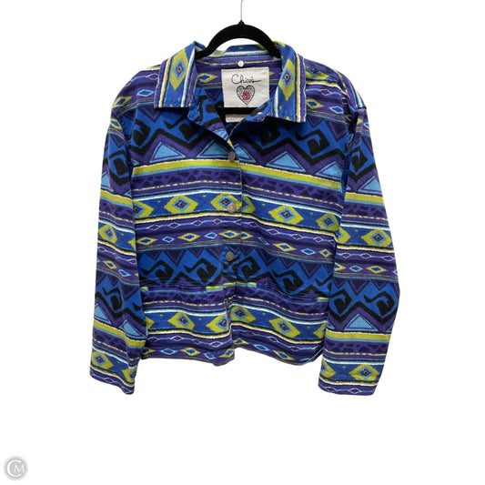 Jacket Other By Chicos In Geometric Pattern, Size: 2x