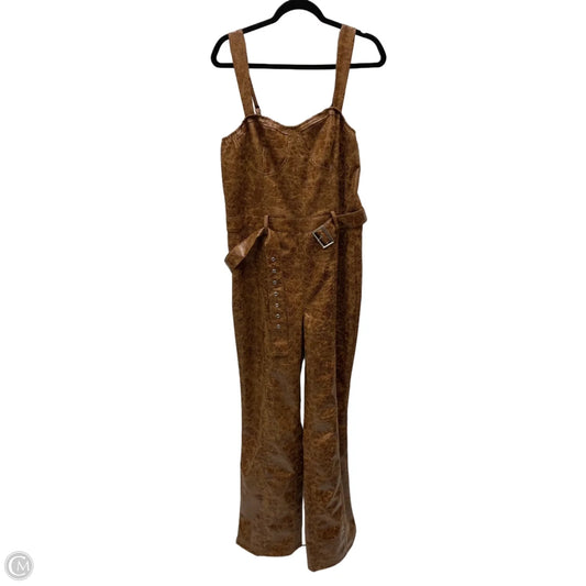 Jumpsuit By Fashion Nova In Bronze, Size: 2x