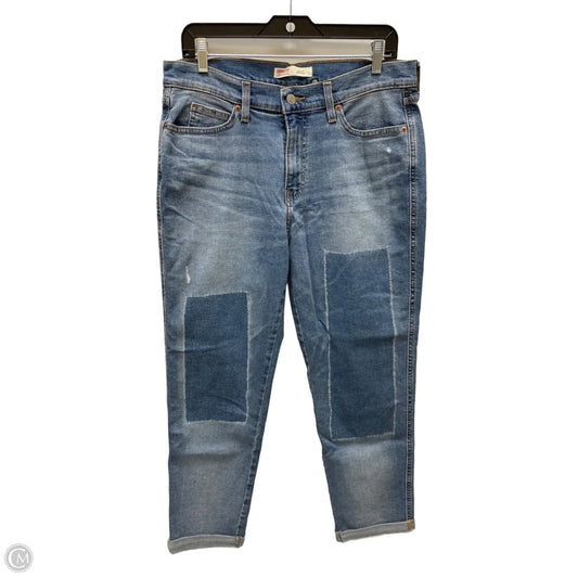 Jeans Boyfriend By Levis In Blue Denim, Size: 8