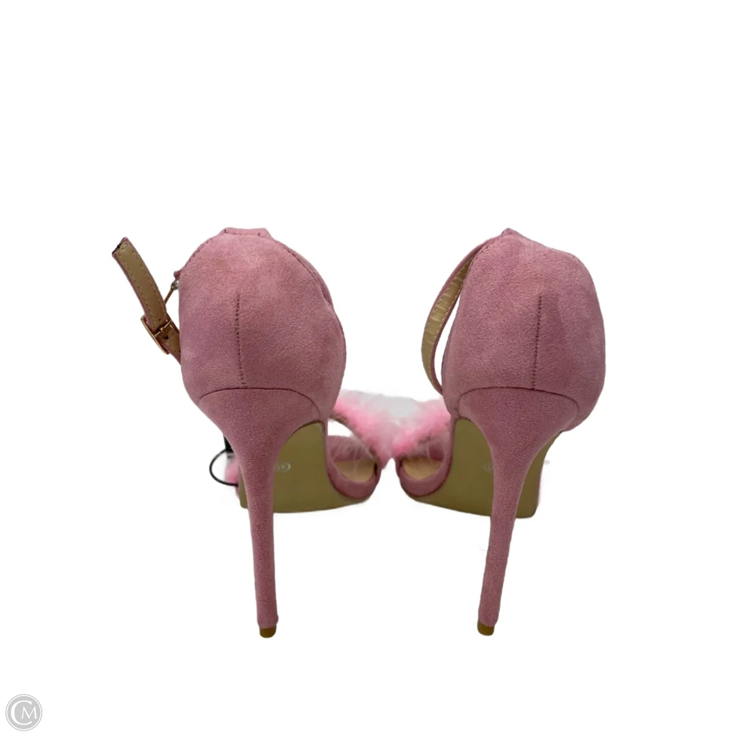 Sandals Heels Stiletto By Clothes Mentor In Pink, Size: 9.5