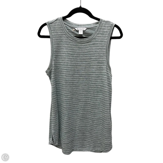 Athletic Tank Top By Athleta In Striped Pattern, Size: M