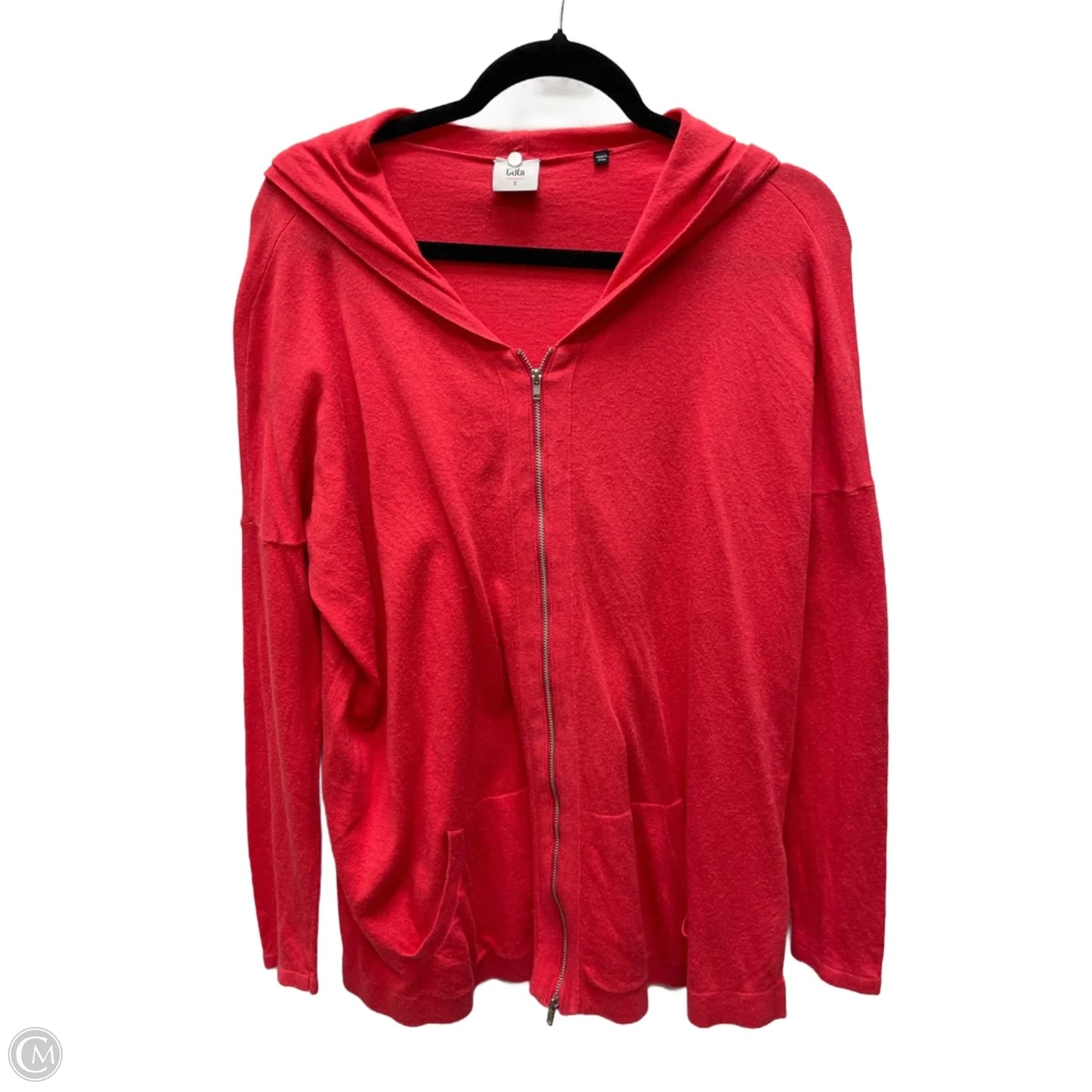 Sweater Cardigan By Cabi In Red, Size: S