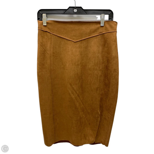 Skirt Mini & Short By Clothes Mentor In Brown, Size: 8