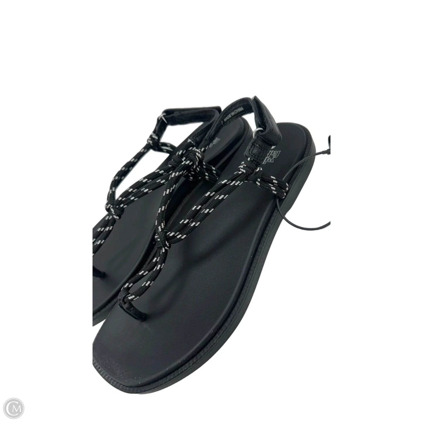 Sandals Flats By Wild Fable In Black, Size: 7