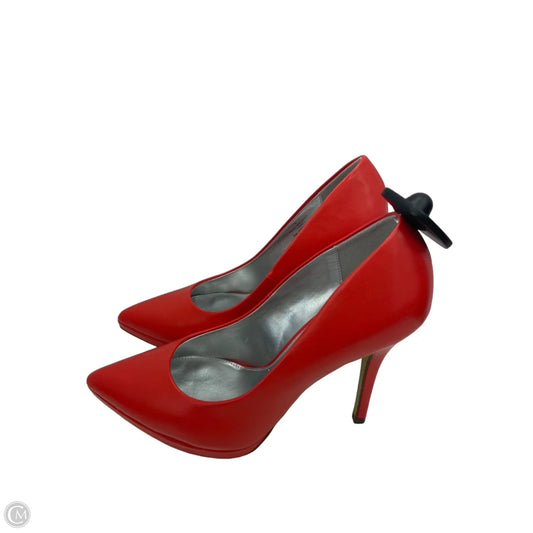 Shoes Heels Stiletto By Limelight In Orange, Size: 9