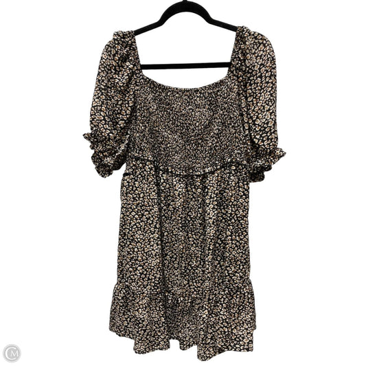 Dress Casual Short By Shein In Animal Print, Size: Xl