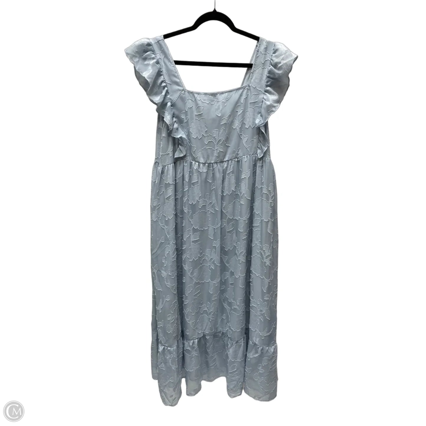 Dress Casual Midi By Shein In Blue, Size: 2x
