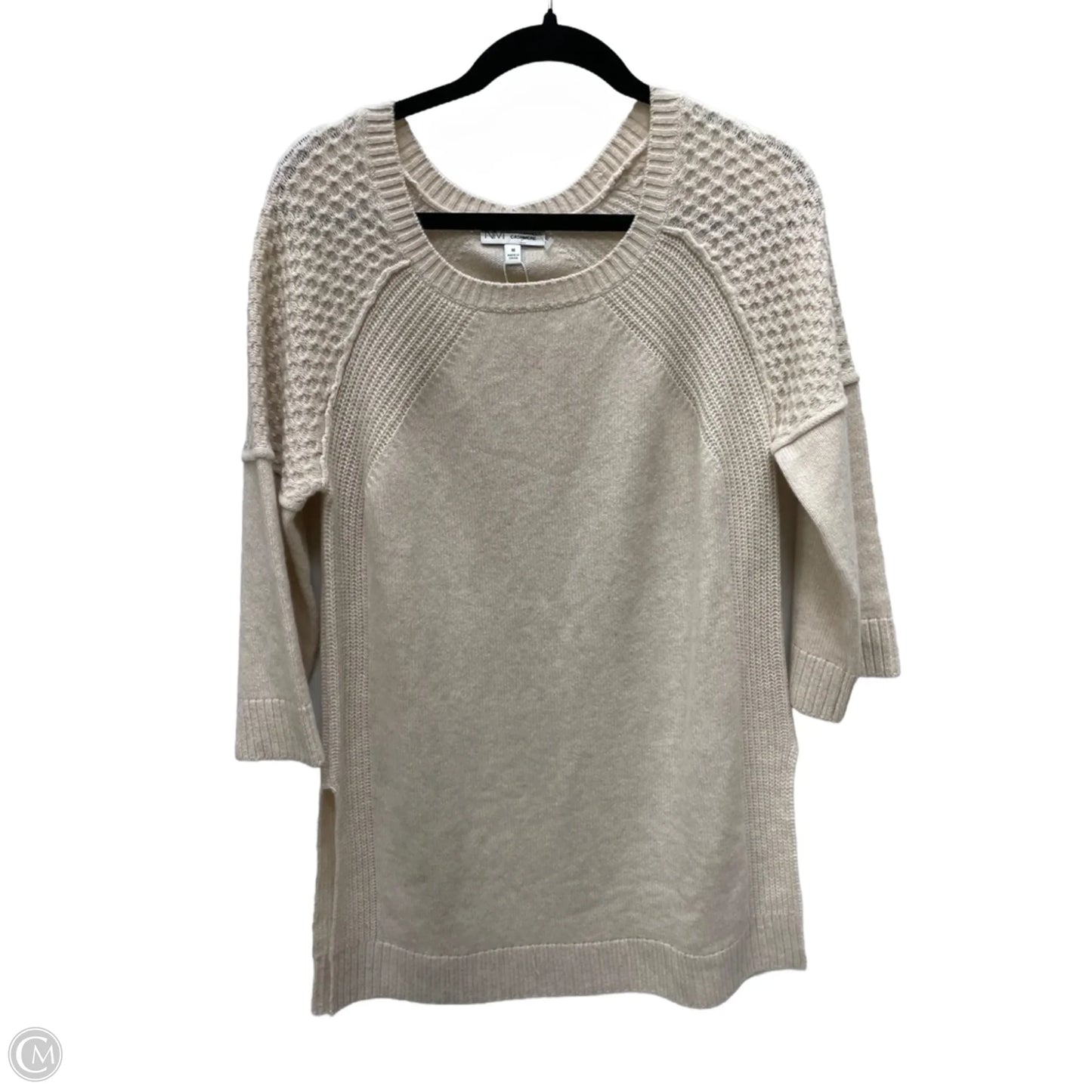 Sweater Designer By Neiman Marcus In Cream, Size: M