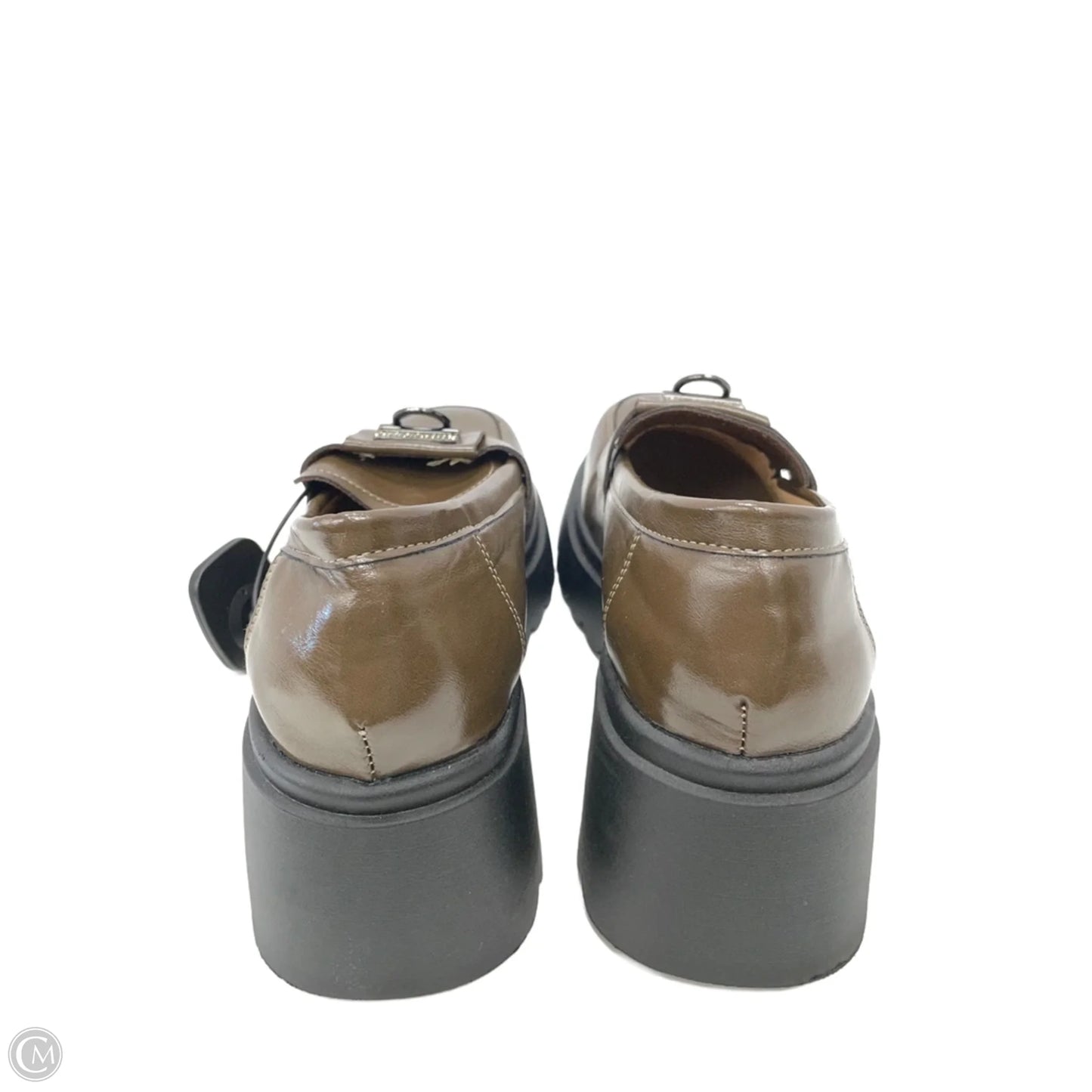Shoes Heels Block By Clothes Mentor In Brown, Size: 8.5