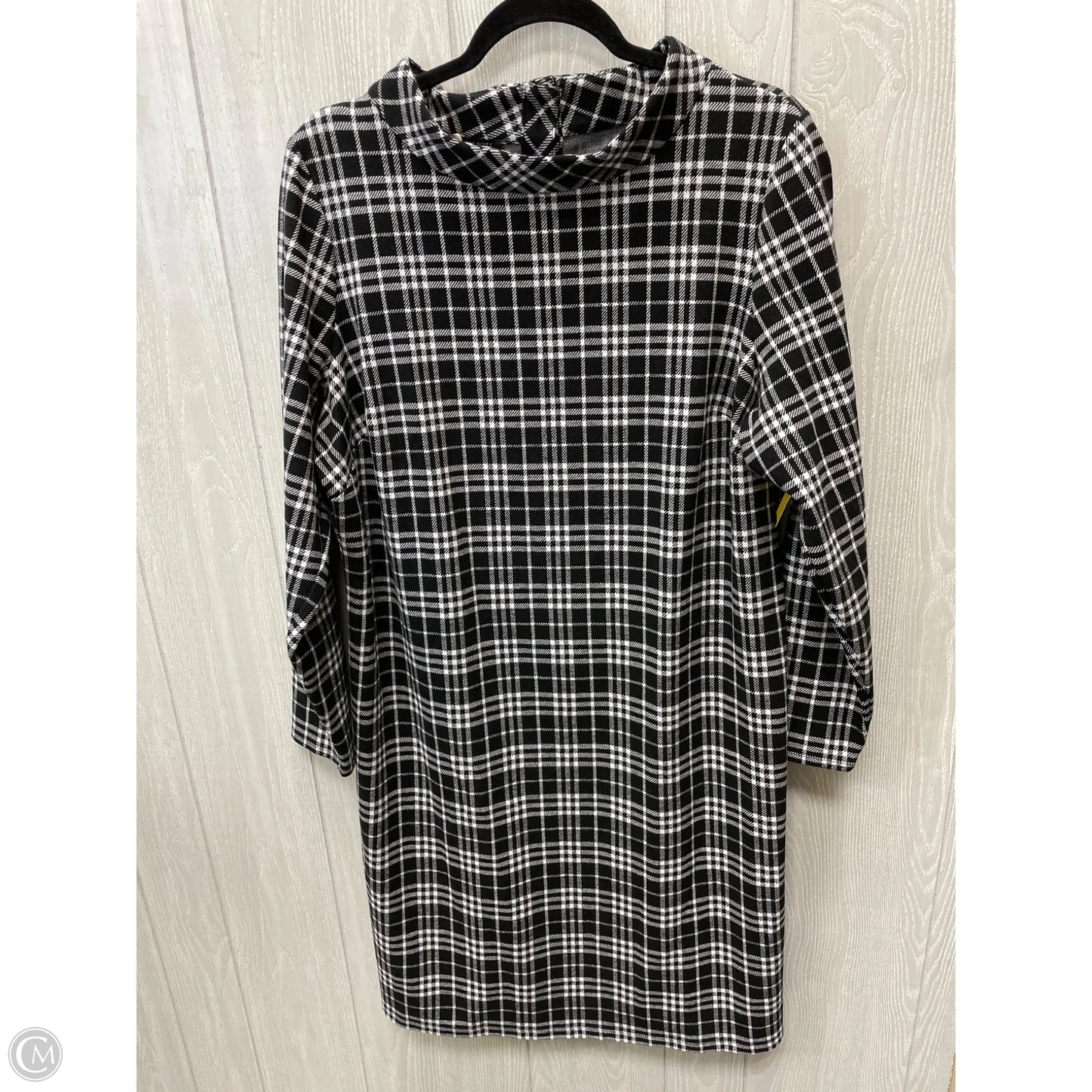 Dress Casual Midi By Talbots In Checkered Pattern, Size: Xl