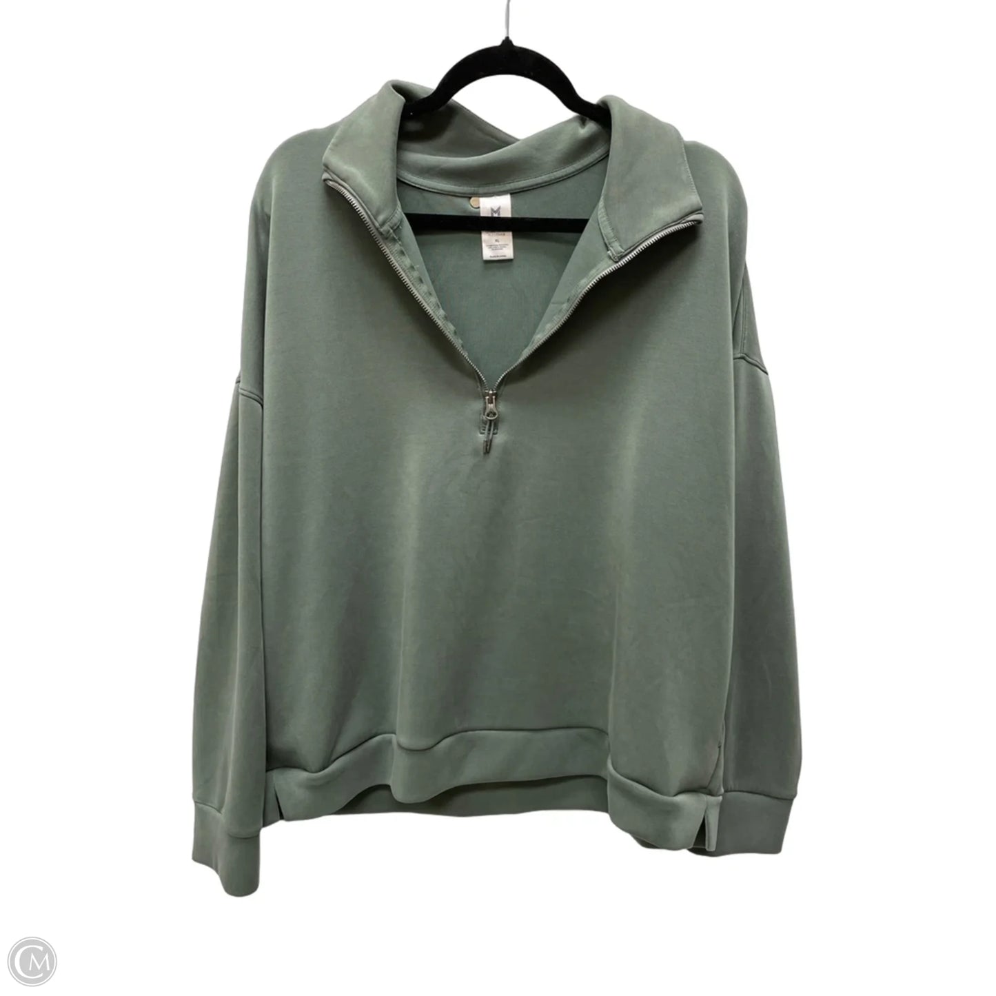 Top Long Sleeve By Members Mark In Green, Size: Xl