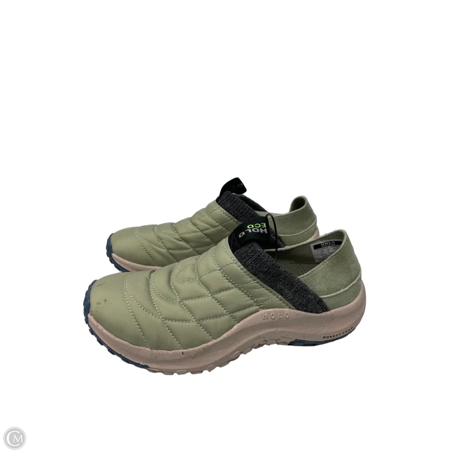 Shoes Flats By Cmb In Green, Size: 7
