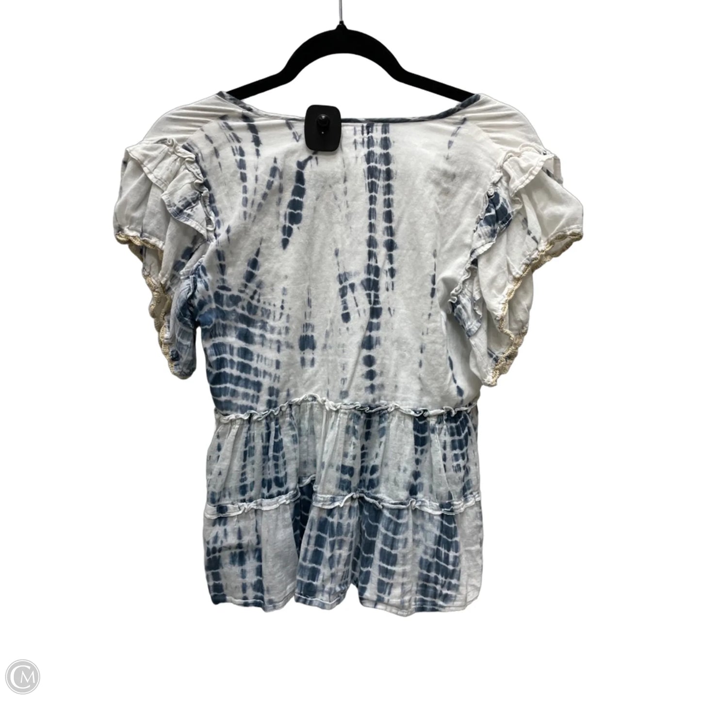 Top Short Sleeve By Thml In Tie Dye Print, Size: S