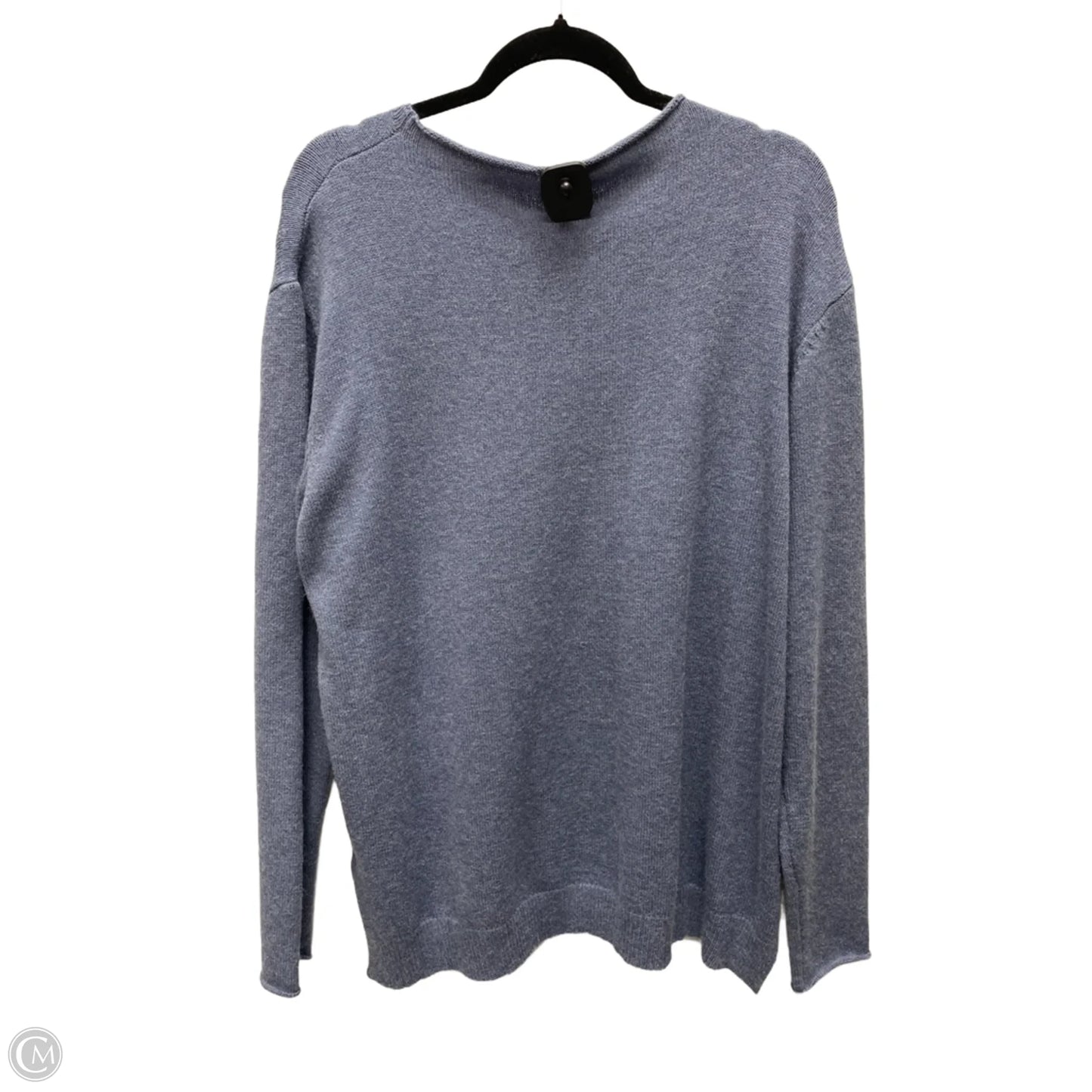 Sweater By Easel In Blue & Grey, Size: L