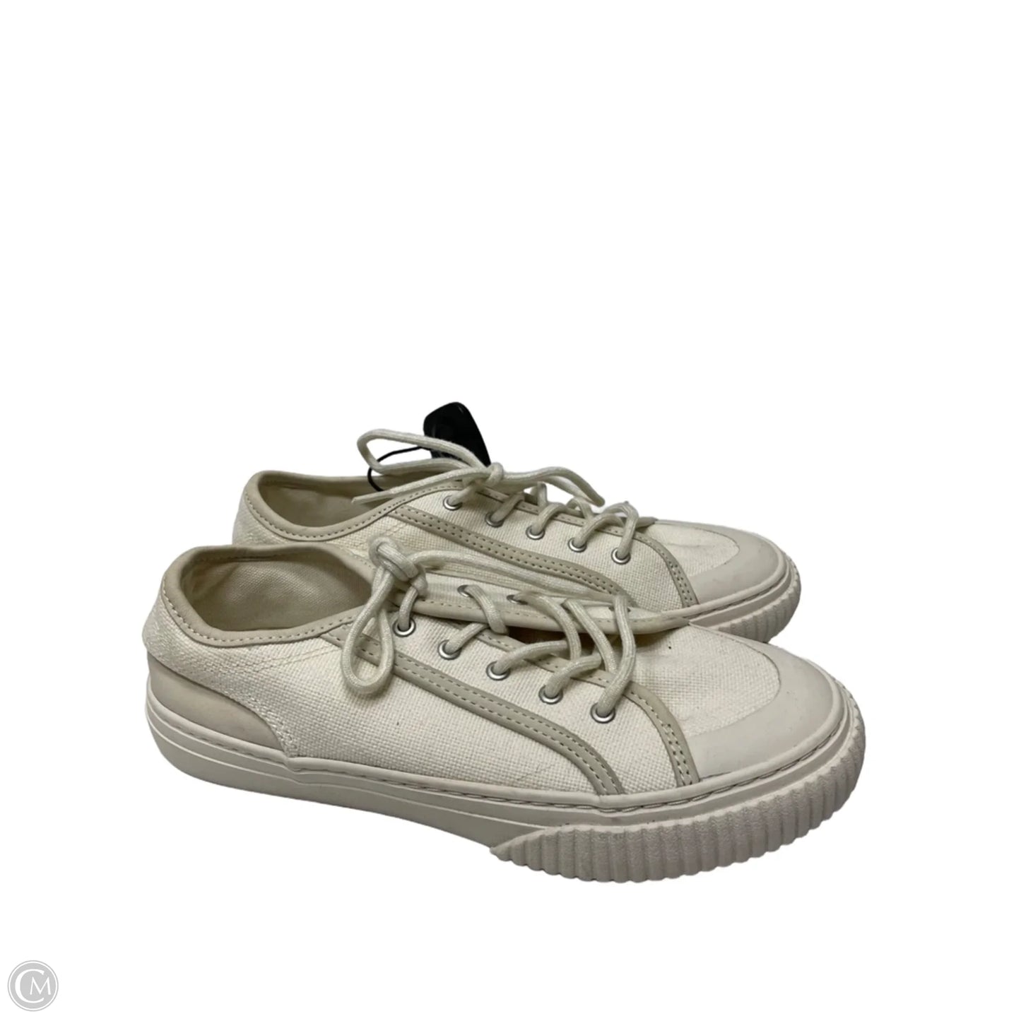 Shoes Sneakers By Sperry In Cream, Size: 6