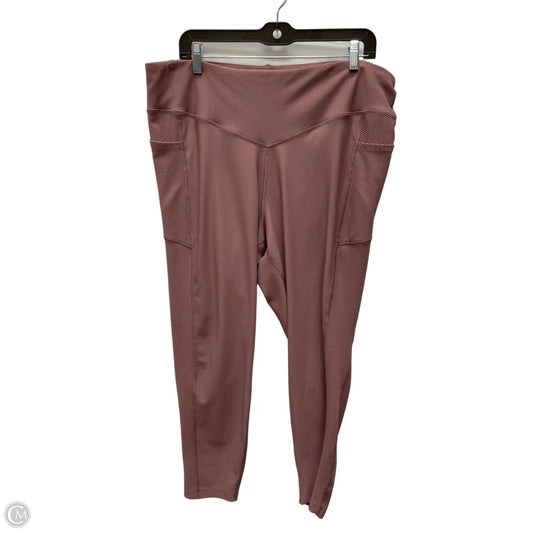 Athletic Leggings By Old Navy In Brown, Size: 20
