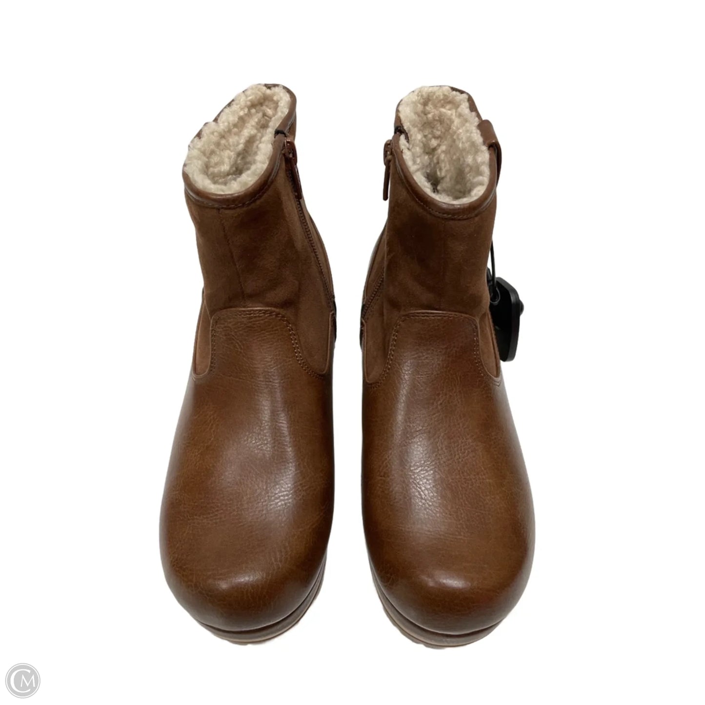 Boots Ankle Heels By Universal Thread In Brown, Size: 6