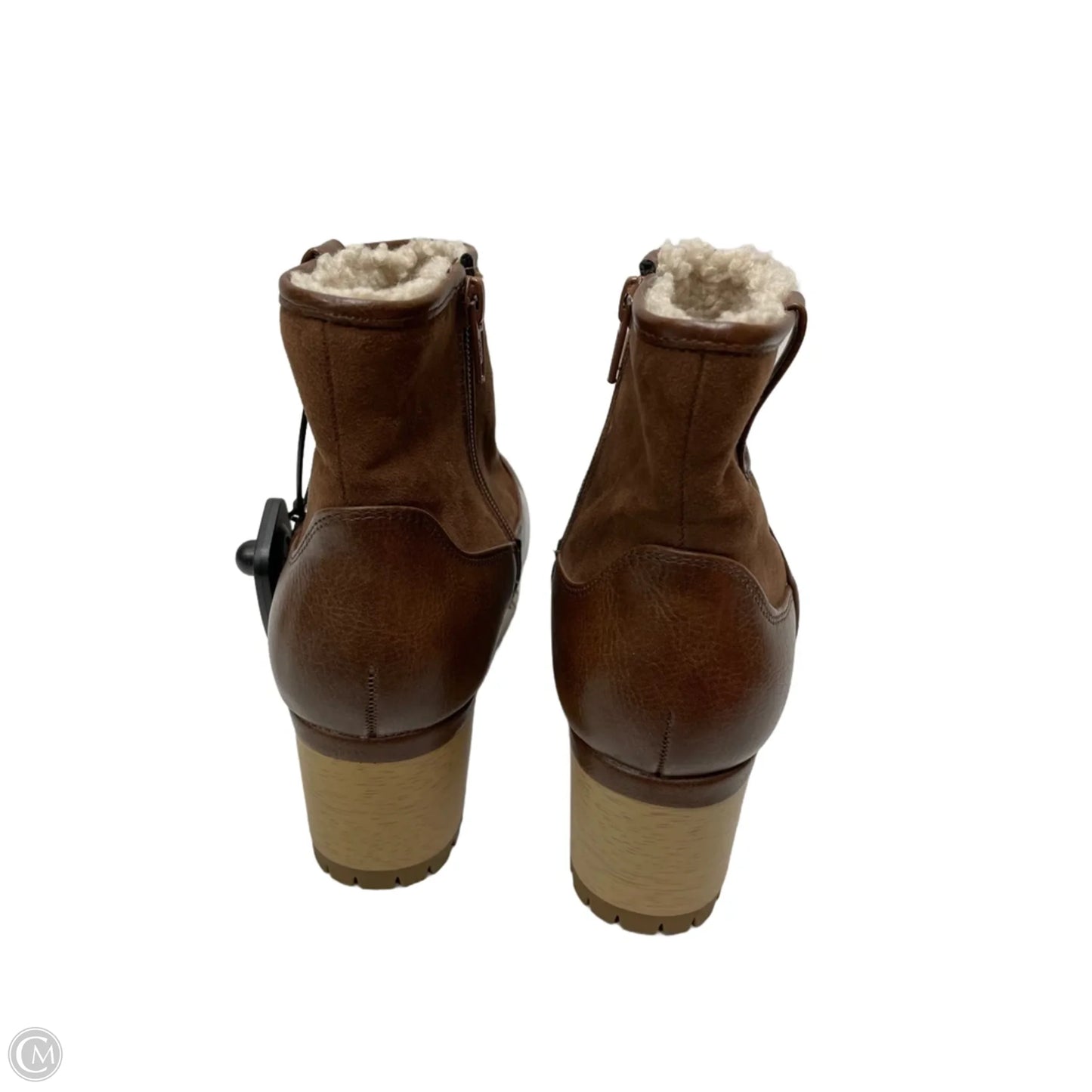 Boots Ankle Heels By Universal Thread In Brown, Size: 6