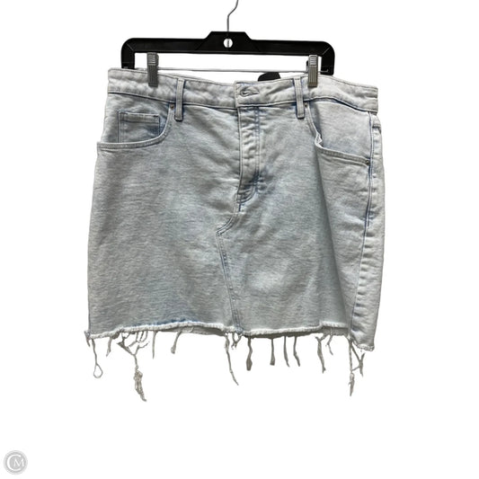 Skirt Mini & Short By Old Navy In Blue Denim, Size: 16