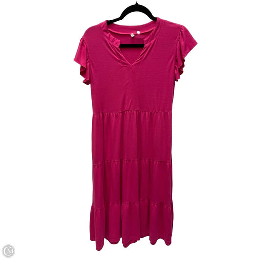Dress Casual Short By Clothes Mentor In Pink, Size: M