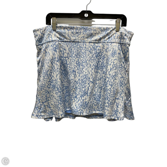 Skort By Pga Tour In Blue & White, Size: 16