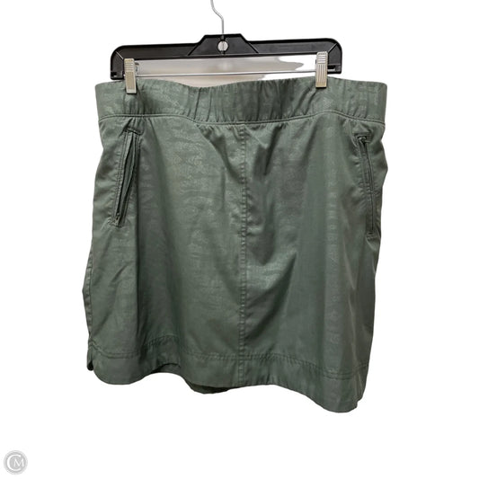 Skort By Orvis In Green, Size: 20