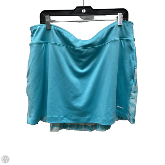 Skort By Slazenger In Blue & White, Size: 16