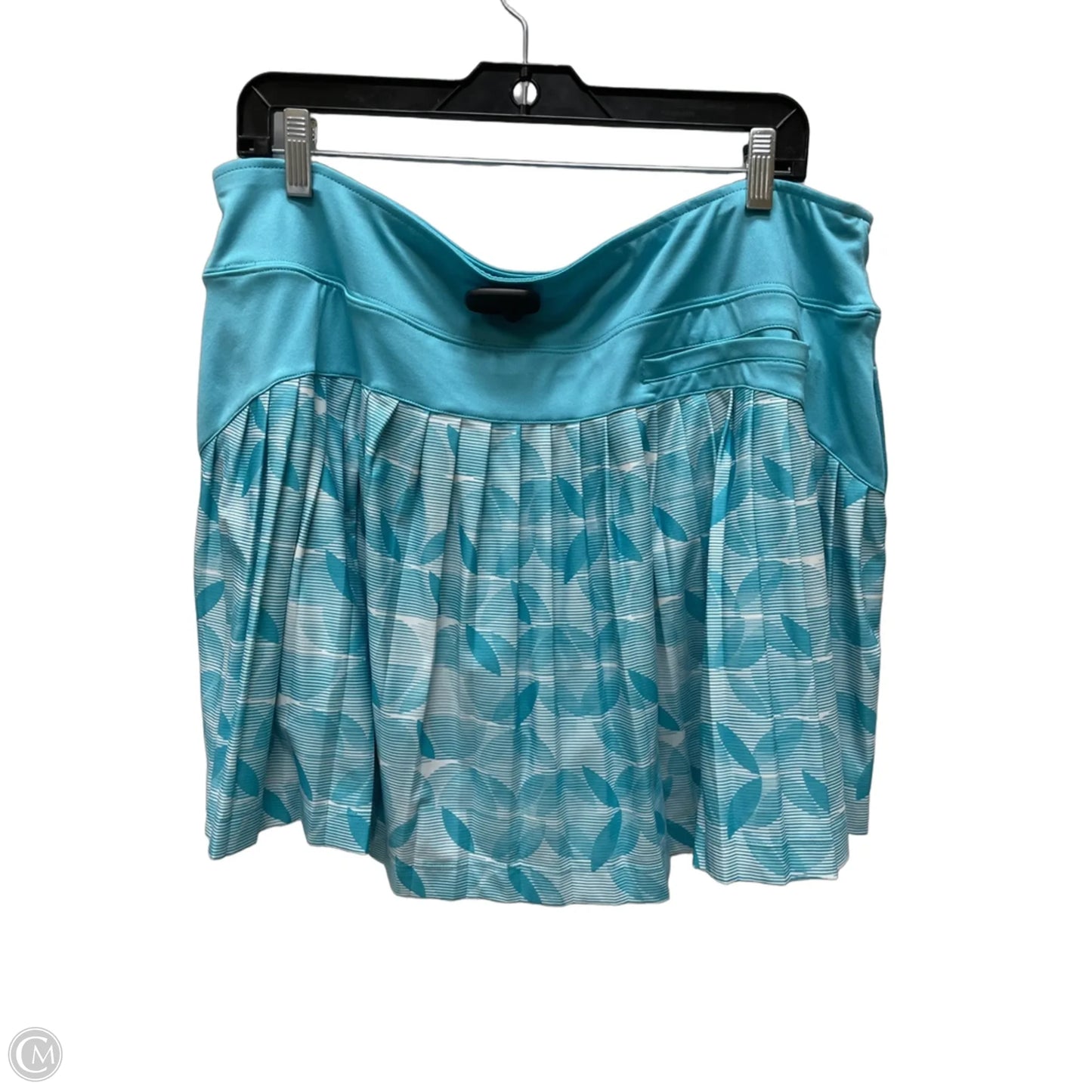 Skort By Slazenger In Blue & White, Size: 16