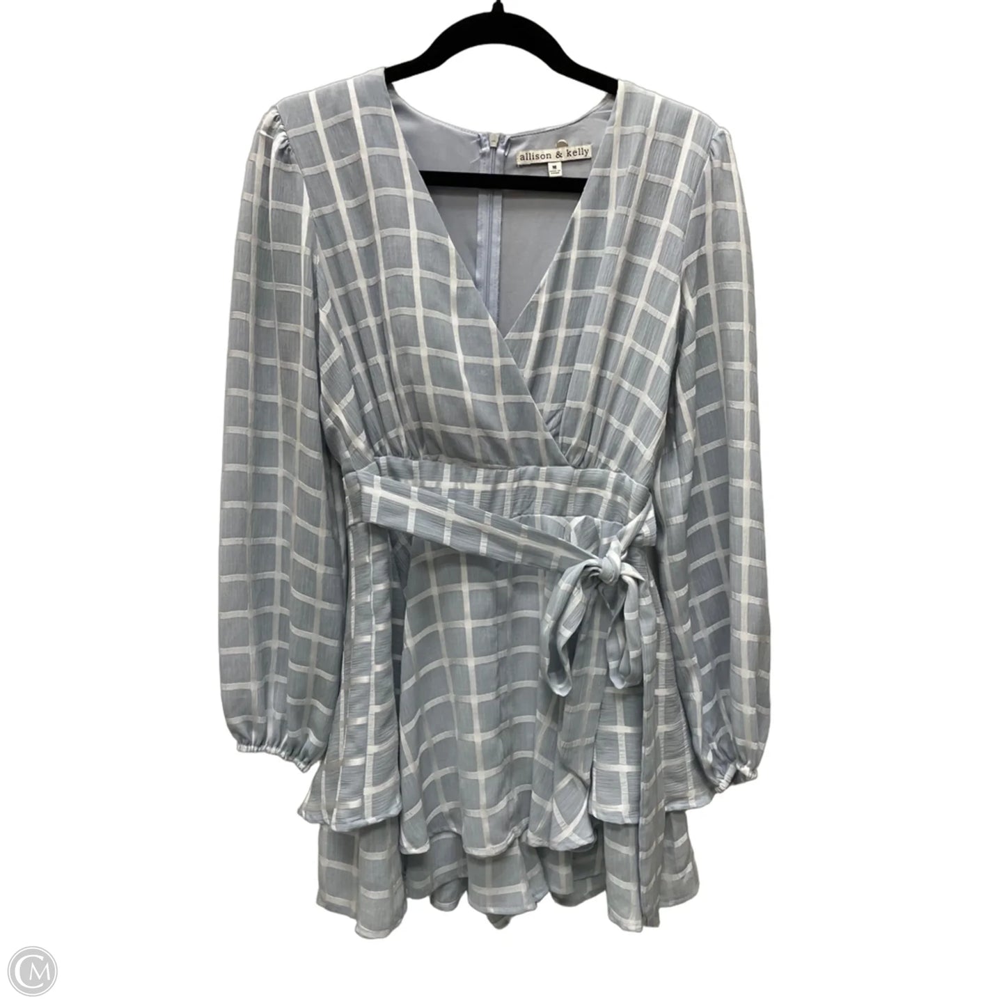 Romper By Cmc In Checkered Pattern, Size: M