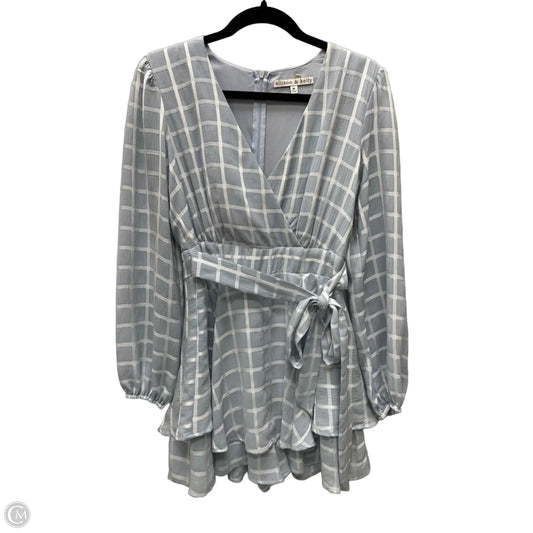 Romper By Cmc In Checkered Pattern, Size: M