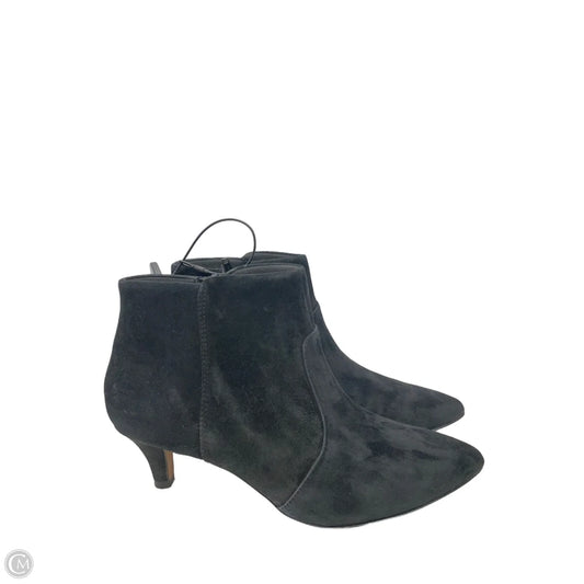 Boots Ankle Heels By Clarks In Black, Size: 7.5
