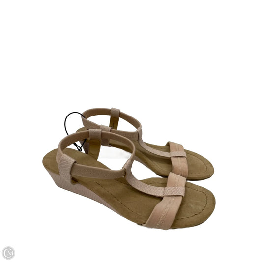 Sandals Heels Wedge By Alfani In Pink, Size: 7.5