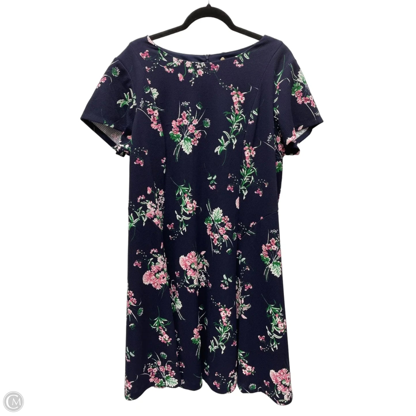 Dress Casual Short By Jessica Howard In Floral Print, Size: 1x